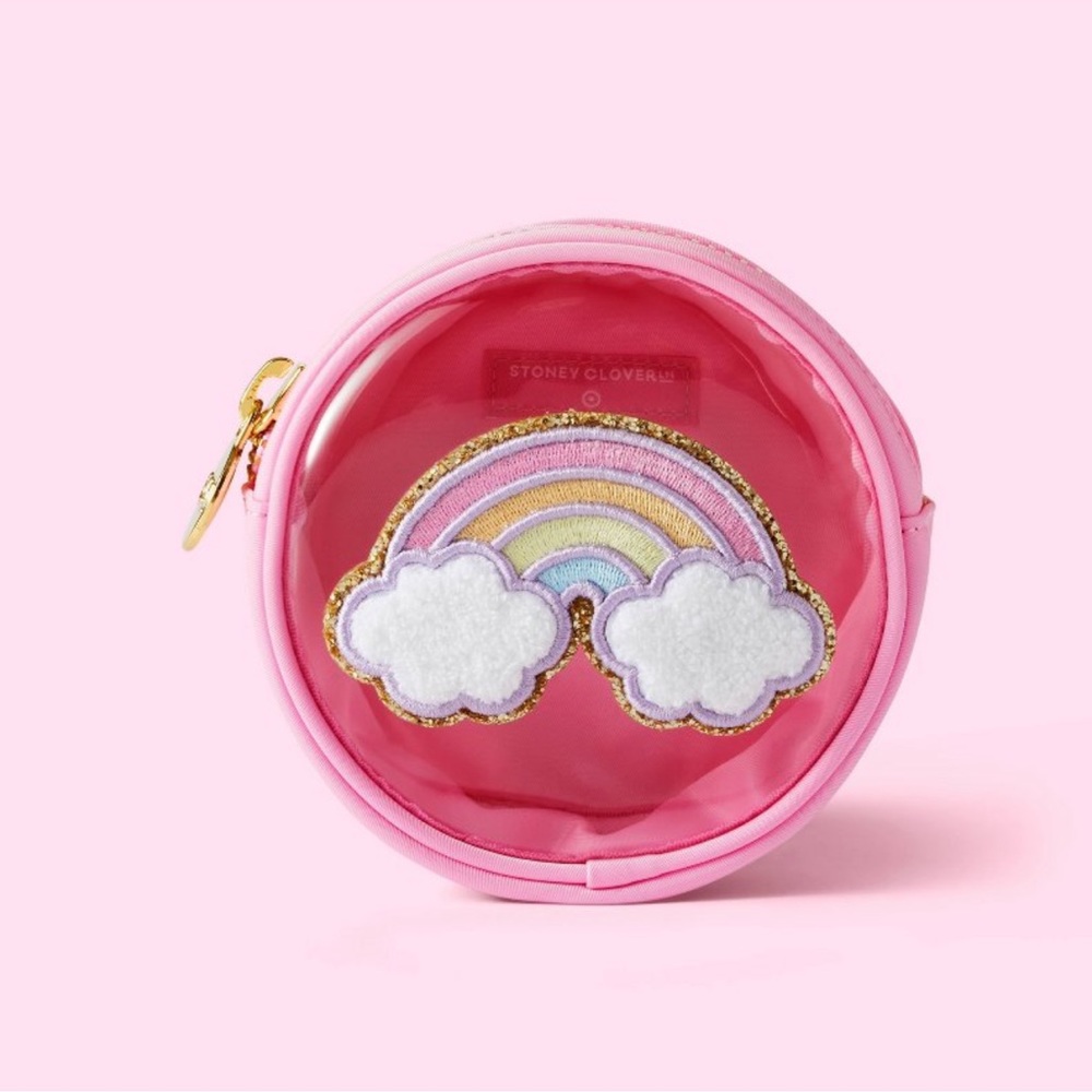 Stoney Clover Lane X Target pink pouch rainbow